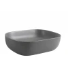 Раковина накладная Mixxus Premium DIVERSE-0115 GRAY 490x395x135mm (MP6650)