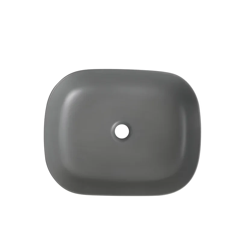 Раковина накладная Mixxus Premium DIVERSE-0115 GRAY 490x395x135mm (MP6650)