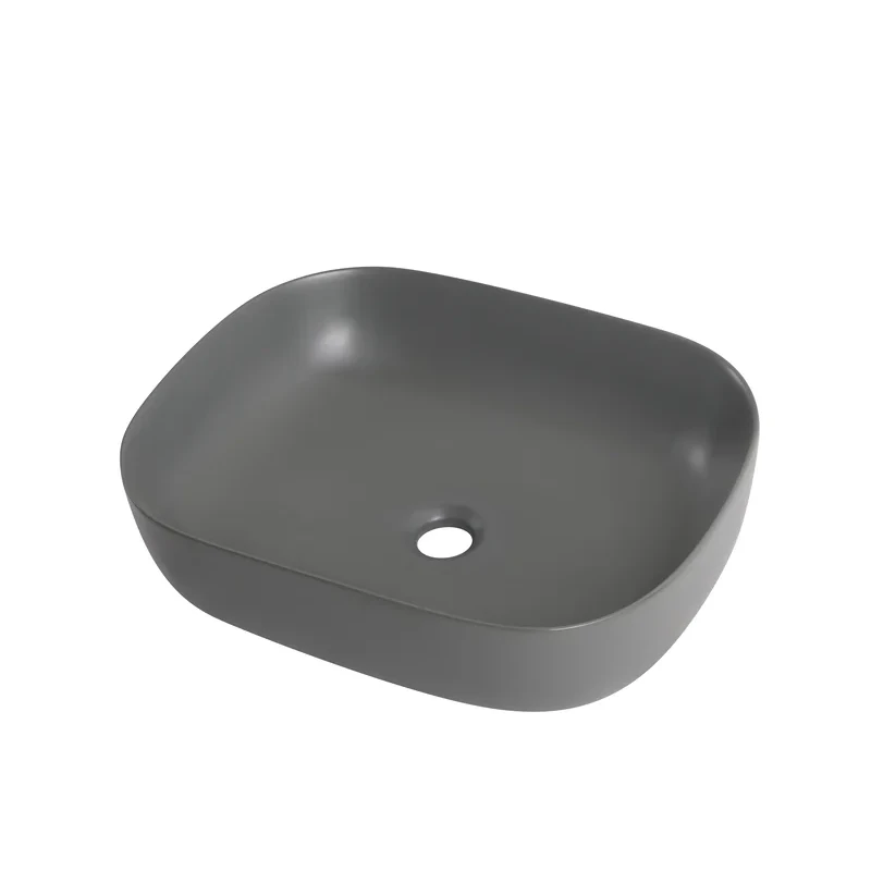 Раковина накладная Mixxus Premium DIVERSE-0115 GRAY 490x395x135mm (MP6650)