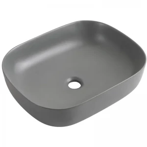 Раковина накладная Mixxus Premium DIVERSE-0115 GRAY 490x395x135mm (MP6650)