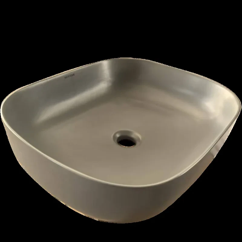 Раковина накладная Mixxus Premium DIVERSE-0115 GRAY 490x395x135mm (MP6650)