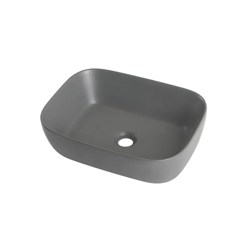 Раковина накладная Mixxus Premium DIVERSE-0116 GRAY 455x330x135mm (MP6651)