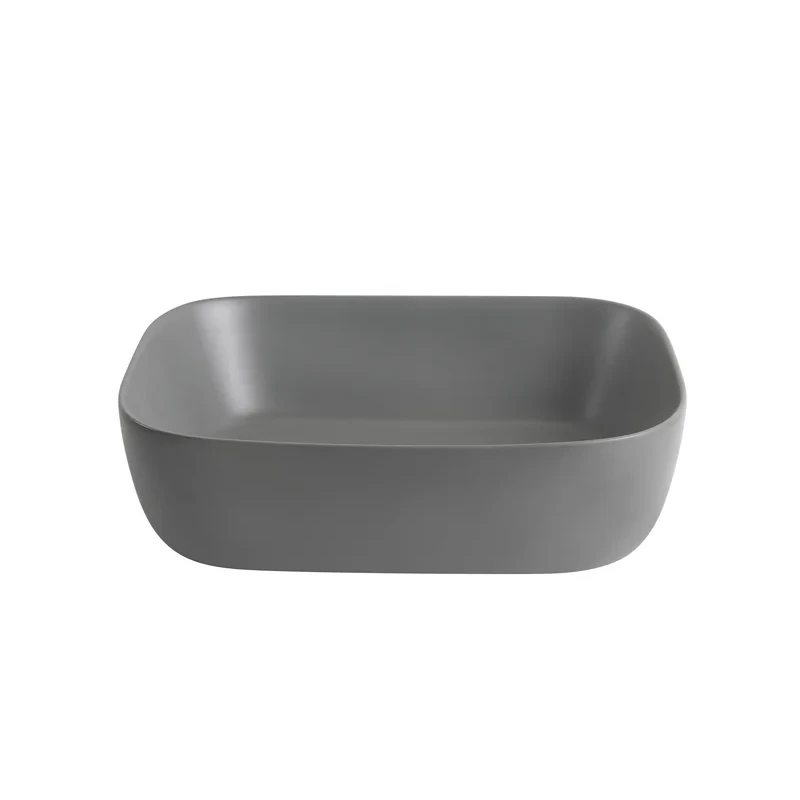 Раковина накладная Mixxus Premium DIVERSE-0116 GRAY 455x330x135mm (MP6651)