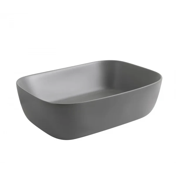 Раковина накладная Mixxus Premium DIVERSE-0116 GRAY 455x330x135mm (MP6651)