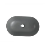 Раковина накладная Mixxus Premium ELLIPSE-0109 GRAY 500x300x140mm (MP6653)