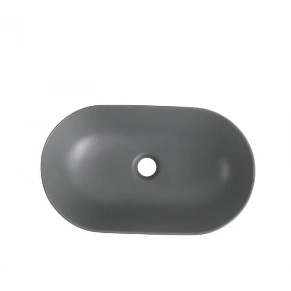 Раковина накладная Mixxus Premium ELLIPSE-0109 GRAY 500x300x140mm (MP6653)