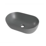 Раковина накладная Mixxus Premium ELLIPSE-0109 GRAY 500x300x140mm (MP6653)