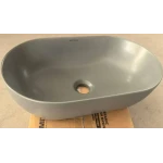 Раковина накладная Mixxus Premium ELLIPSE-0109 GRAY 500x300x140mm (MP6653)