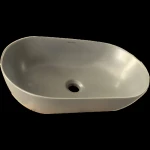 Раковина накладная Mixxus Premium ELLIPSE-0109 GRAY 500x300x140mm (MP6653)