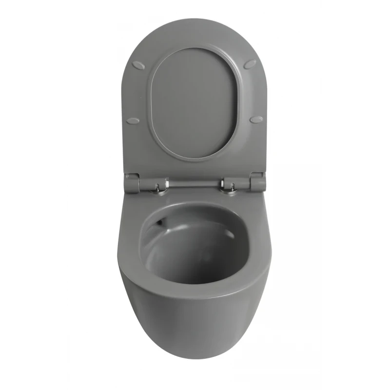 Унітаз підвісний Mixxus Premium ELLIPSE-0308-T3 GRAY 490x360x360mm система змиву TORNADO 3.0 (MP6654)