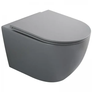 Унітаз підвісний Mixxus Premium ELLIPSE-0308-T3 GRAY 490x360x360mm система змиву TORNADO 3.0 (MP6654)
