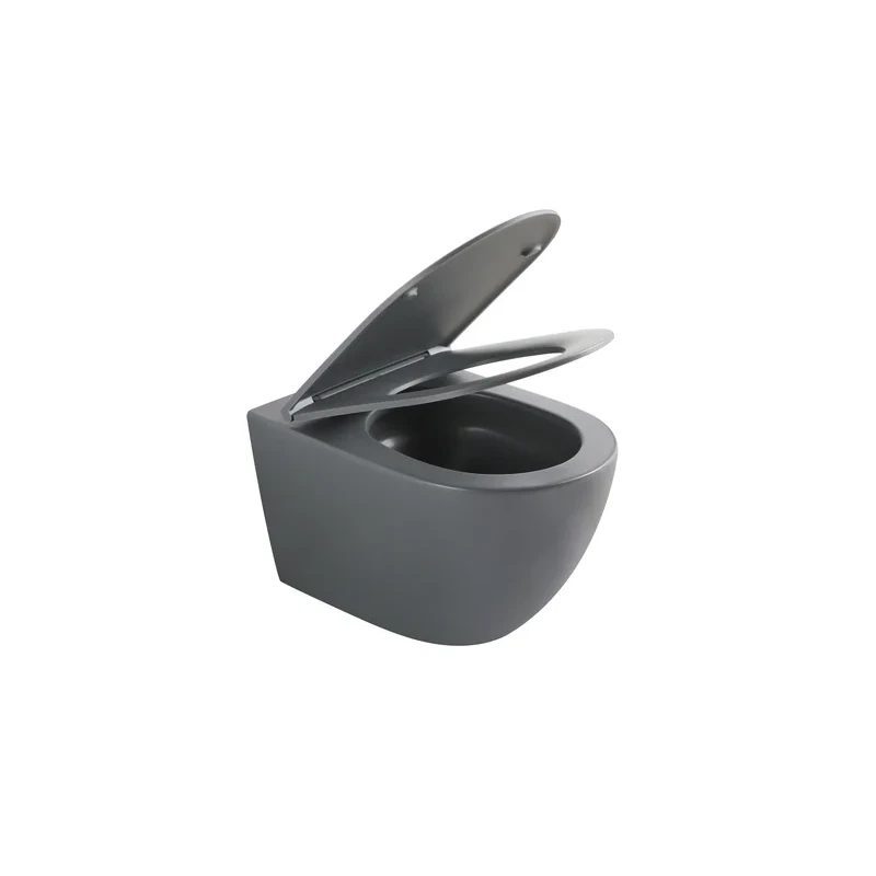 Унітаз підвісний Mixxus Premium ELLIPSE-0308-T3 GRAY 490x360x360mm система змиву TORNADO 3.0 (MP6654)