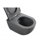 Унитаз подвесной Mixxus Premium ELLIPSE-0309-T1 GRAY 530x360x350mm система смыва TORNADO 1.0 (MP6655)