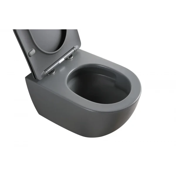 Унитаз подвесной Mixxus Premium ELLIPSE-0309-T1 GRAY 530x360x350mm система смыва TORNADO 1.0 (MP6655)