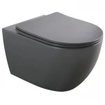 Унитаз подвесной Mixxus Premium ELLIPSE-0309-T1 GRAY 530x360x350mm система смыва TORNADO 1.0 (MP6655)