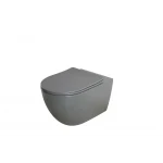 Унитаз подвесной Mixxus Premium ELLIPSE-0309-T1 GRAY 530x360x350mm система смыва TORNADO 1.0 (MP6655)
