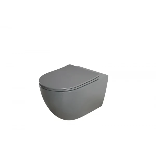 Унитаз подвесной Mixxus Premium ELLIPSE-0309-T1 GRAY 530x360x350mm система смыва TORNADO 1.0 (MP6655)