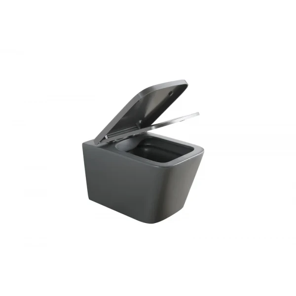 Унитаз подвесной Mixxus Premium QUADRO-0305-R GRAY 510x350x345mm система смыва RIMLESS (MP6656)