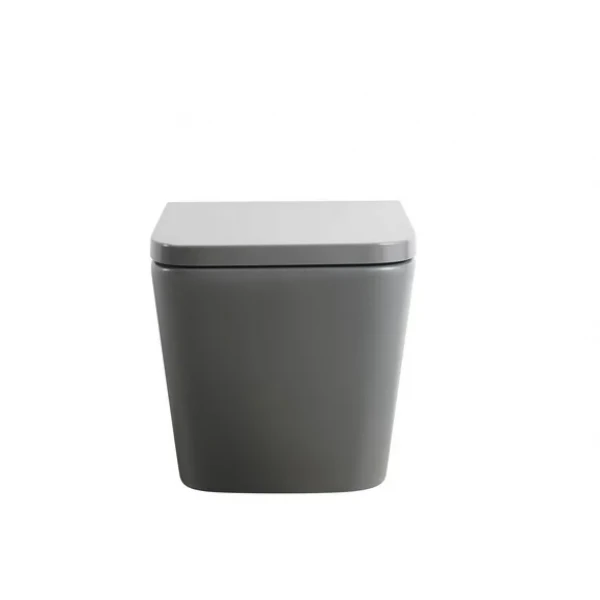 Унитаз подвесной Mixxus Premium QUADRO-0305-R GRAY 510x350x345mm система смыва RIMLESS (MP6656)