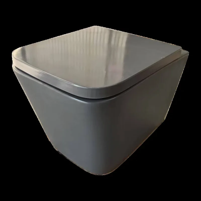 Унітаз підвісний Mixxus Premium QUADRO-0305-R GRAY 510x350x345mm система змиву RIMLESS (MP6656)