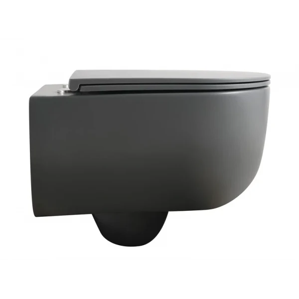 Унитаз подвесной Mixxus Premium TOPPER-0303-R GRAY 495x370x350mm система смыва RIMLESS (MP6657)