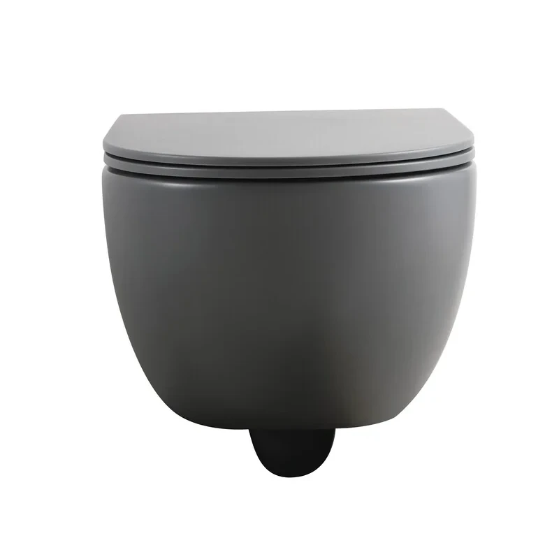 Унітаз підвісний Mixxus Premium TOPPER-0303-R GRAY 495x370x350mm система змиву RIMLESS (MP6657)