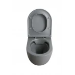Унітаз підвісний Mixxus Premium TOPPER-0303-R GRAY 495x370x350mm система змиву RIMLESS (MP6657)