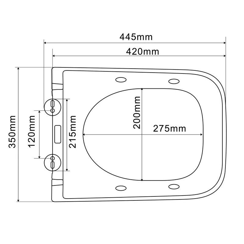 Унітаз-біде підвісний Mixxus Premium QUADRO-1301-R 510x350x345mm система змиву RIMLESS (MP6658)