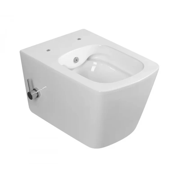 Унитаз-биде подвесной Mixxus Premium QUADRO-1301-R 510x350x345mm система смыва RIMLESS (MP6658)