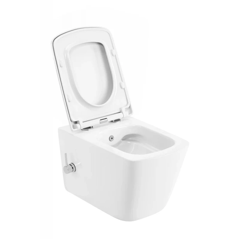 Унітаз-біде підвісний Mixxus Premium QUADRO-1301-R 510x350x345mm система змиву RIMLESS (MP6658)