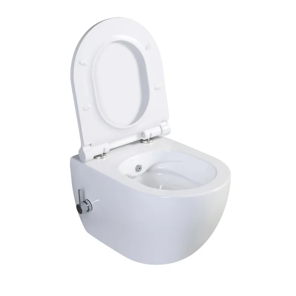 Унитаз-биде подвесной Mixxus Premium ELLIPSE-1301-R 500x365x350mm система смыва RIMLESS (MP6659)