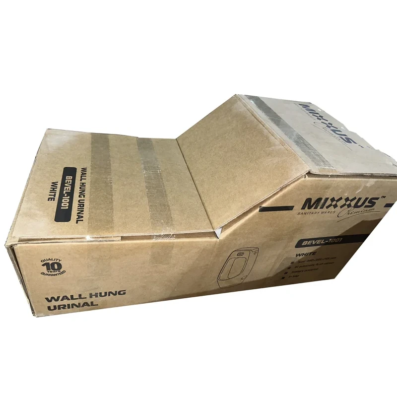 Пісуар підвісний Mixxus Premium BEVEL-1001 390x395x795mm з ІЧ-датчиком автоматичного змиву (MP6661)