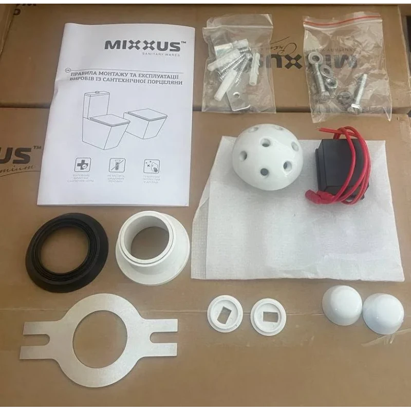 Пісуар підвісний Mixxus Premium BEVEL-1002 330x245x545mm з ІЧ-датчиком автоматичного змиву (MP6662)