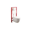 MIXXUS PREMIUM ELLIPSE-SET-2101 Комплект: Унітаз система змиву TORNADO 3.0+ Інсталяція з панеллю змиву WHITE (MP6667)