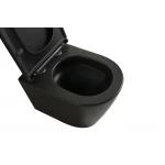 MIXXUS PREMIUM BEVEL-SET-2101 BLACK Комплект: Унітаз система змиву TORNADO 1.0+ Інсталяція з панеллю змиву BLACK MAT (MP6669)