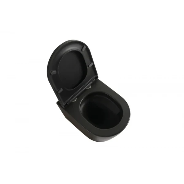 MIXXUS PREMIUM BEVEL-SET-2101 BLACK Комплект: Унітаз система змиву TORNADO 1.0+ Інсталяція з панеллю змиву BLACK MAT (MP6669)