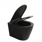 MIXXUS PREMIUM BEVEL-SET-2101 BLACK Комплект: Унітаз система змиву TORNADO 1.0+ Інсталяція з панеллю змиву BLACK MAT (MP6669)