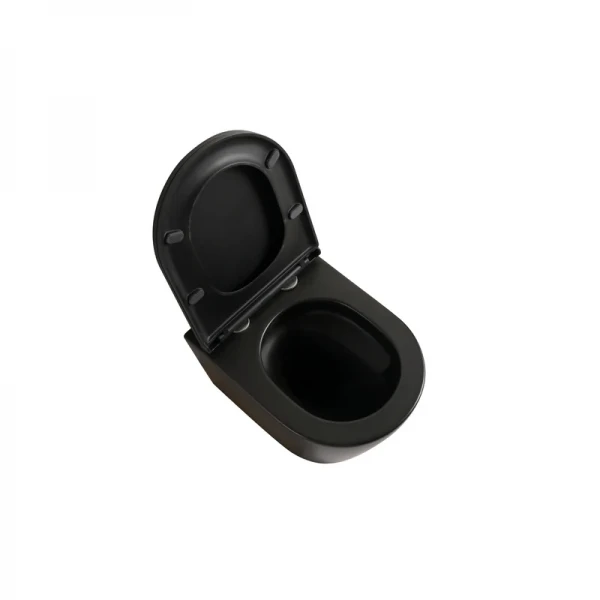 Унітаз підвісний Mixxus Premium BEVEL-0304-T1 BLACK 480x360x360mm сист. змиву TORNADO 1.0 (MP6677)