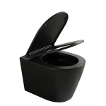 Унітаз підвісний Mixxus Premium BEVEL-0304-T1 BLACK 480x360x360mm сист. змиву TORNADO 1.0 (MP6677)