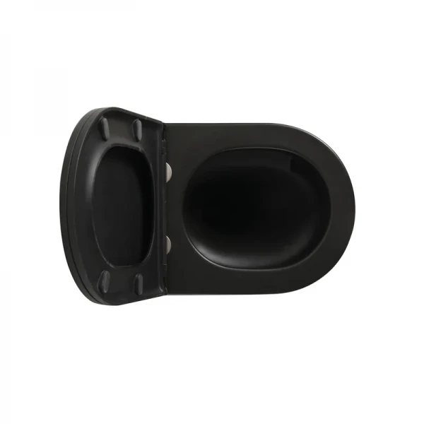 Унітаз підвісний Mixxus Premium BEVEL-0304-T1 BLACK 480x360x360mm сист. змиву TORNADO 1.0 (MP6677)