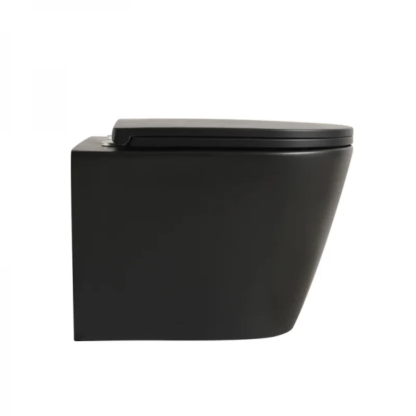 Унітаз підвісний Mixxus Premium BEVEL-0304-T1 BLACK 480x360x360mm сист. змиву TORNADO 1.0 (MP6677)