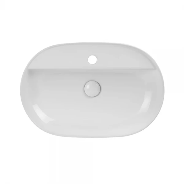 Раковина накладна Mixxus Premium ELLIPSE-0204 600х380х115mm з отвором під змішувач (MP6679)