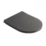 Сидение-крышка для унитаза Mixxus Premium SEAT COVER ELLIPSE-2005 GRAY 445х360х37mm дюропласт (MP6685)