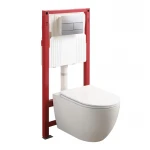 Комплект: Mixxus Premium Ellipse-SET-2102 (в 2 ящ) Унітаз система змиву Tornado 3.0+ Інсталяція Koer KT-0404 + панель KT-0604-01 Chrome (MP6690)