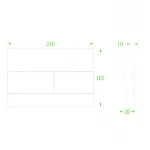 Комплект: Mixxus Premium Ellipse-SET-2102 (в 2 ящ) Унітаз система змиву Tornado 3.0+ Інсталяція Koer KT-0404 + панель KT-0604-01 Chrome (MP6690)