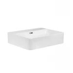 Раковина подвесная-накладная Mixxus Premium QUADRO-0203 500x420x130mm (отверстие под смеситель, перелив) (MP6718)