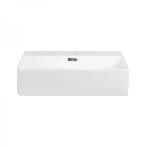 Раковина подвесная-накладная Mixxus Premium QUADRO-0203 500x420x130mm (отверстие под смеситель, перелив) (MP6718)