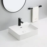 Раковина подвесная-накладная Mixxus Premium QUADRO-0203 500x420x130mm (отверстие под смеситель, перелив) (MP6718)