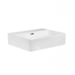 Раковина подвесная-накладная Mixxus Premium QUADRO-0204 600x420x130mm (отверстие под смеситель, перелив) (MP6719)