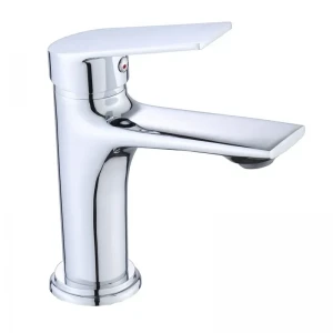 Смеситель для умывальника Mixxus Premium Lago 001 хромированный на гайке (MP6724)